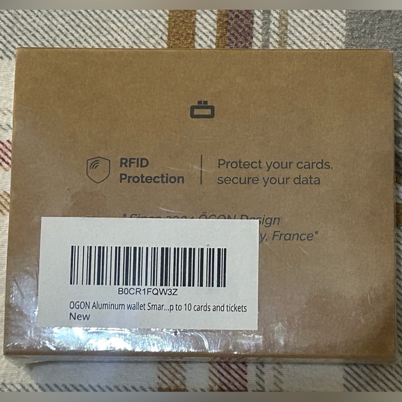 Keith Haring x ÖGON DESIGNS Collab Unisex Aluminum Wallet Color NWT in Box - Picture 7 of 7